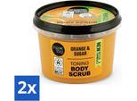 Organic Shop - Scrub Corpo All'arancia - Nutriente E Profumato - 250 Ml - Value Pack - 2 Pezzi