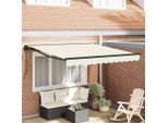 Vidaxl Tenda Da Sole Retrattile Crema 300X250 Cm In Tessuto