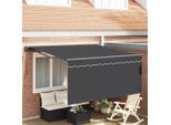 Vidaxl Tenda Da Sole Retrattile Grigio E Antracite 300 X 250 Cm