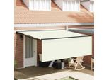 Vidaxl Tenda Da Sole Retrattile Crema 400 × 300 Cm In Poliestere