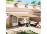 Vidaxl Tenda Da Sole Retrattile Multicolore 500 X 300 Cm Tessuto
