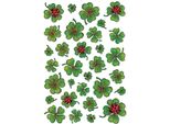 Etichette Decorative A Forma Di Trifoglio Ve=10X3 Fogli
