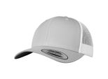 Flexfit 6606T | Cappello / Berretto / Cappello Retro Trucker 2-Tone - Colore: Argento/Bianco - Taglia: Unica