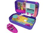 Polly Pocket Grande Cofanetto Play Set Spiaggia Divertimento Zaino