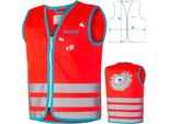 Wowow Gilet Di Sicurezza Crazy Monster Jacket Per Bambini Taglia L Rosso