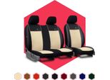 Coprisedili Auto Coprisedili Universali 1+2 Bus Auto Transporter Anteriore Beige