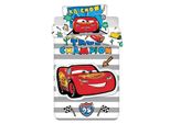 Set Di Biancheria Da Letto Per Bambini Disney Pixar Cars Saetta Mcqueen True Champion Piumone 100 X 135 Cm, Cuscino 40 X 60 Cm, 100 % Cotone