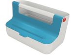 Contenitore Mobile Cosy In Plastica Abs Grigio Chiaro/Blu Confezione Da 3