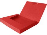 Top File+ A4 25Mm 390G/Sqm Multistrat Rosso Confezione Da 12