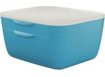 Set Di Cassetti Cosy A4 2 Cassetti In Polistirolo Blu/Grigio Chiaro Confezione Da 72 Pezzi