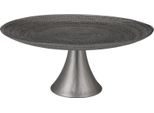 Alzata Per Torta Excellent Houseware, Vetro/Metallo, 28X13 Cm, Argento