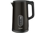 Tefal Digit KI831E10, 1,7 L, Nero, Acciaio Inox, Temperatura Regolabile, Indicatore Del Livello Dell'acqua, Funzione Keep Warm