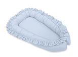 Baby Nest Premium Cocoon Per Neonati Con Volant My Sweet Baby - Blu - 5902366004522