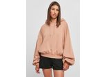 Urban Classics Donna Felpa Con Cappuccio In Spugna Biologica Ambra - Xl/Xxl