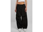 DáMské Kalhoty Urban Classics Donna Pantaloni Paracadute In Cotone Nero - Xxl