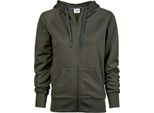 Tee Jays 5436 | Felpa Con Cappuccio E Zip Da Donna - Colore: Verde Scuro - Taglia: Xxl