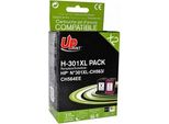 Inchiostro Compatibile Uprint Con CH563EE+CH564EE, Hp 301XL, H-301XL-PACK, Nero+Colore, 20+18Ml