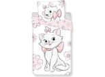 Jerry Fabrics Biancheria Da Letto In Cotone 140X200 Marie Cat Flowers 03 Federa 70X90