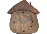 Orologio Da Tavolo Clayre & Eef 18X5X19 Cm Legno Marrone