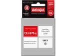 Activejet ACC-571GNX Ink Cartridge (Replacement For Canon CLI-571XLG; Supreme; 12 Ml; Grey)