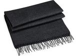 Sciarpa Beechfield B500 | Classic Woven Scarf - 186 X 47 Cm - Colore: Charcoal - Dimensioni: 186 X 47 Cm