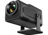 HY300 tragbarer Projektor, Miniprojektor, Außenprojektor, 1920 x 1080 Auflösung, mit WLAN und Bluetooth, Android-Version