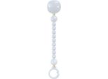 Suavinex, Catenella Portaciuccio In Silicone, Catenella Portaciuccio Con Un Pezzo Di Silicone, Per Bambini Da 0 Mesi, Colour Essence, Ballad Blue