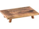 Vassoio Da Portata Decorativo In Legno Marrakech Boho 33 X 20 Cm | Piatto Da Portata Nafisa Come Decorazione Da Tavolo Per Cucina E Soggiorno | Vassoio Da Colazione Vintage Rettangolare Per Camera Da Letto