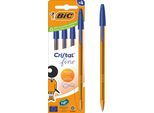Penna A Sfera Cristal Original Fine Blu 4 Pezzi Bic