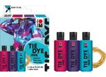Marabu 1730000000202 Marabu Tie Dye Set Tie Dye, 3 X 80 Ml, Colori Di Tendenza