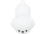 Led Cute Puppy Dog Night Light Abs Silicone Usb Ricaricabile Baby Bedside Lamp Toy Table Decoration For Nursery Bedroom Dormire