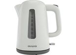 Bollitore Aiwa AKT-2000, 2200W, 1,7 Litri, Base Girevole A 360º, Spegnimento Automatico Strix, Bianco