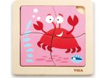 Viga 50146 Puzzle Piatto - Granchio