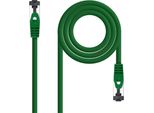 Nanocable 10.20.2000-GR, 0,5 M, Cat8.1, S/Ftp (S-STP), RJ-45, RJ-45, GrüN