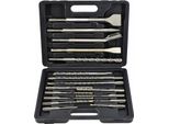 Awtools Sds+ Set Di Scalpelli E Punte Da Trapano 17 Elementi.