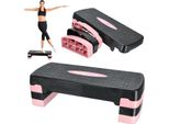 Stepper Per Esercizi Di Fitness Aerobico, 3 Livelli - Modulare - Rosa