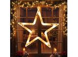 Led Stelle Di Natale Luci Di Finestra 1 Pezzo Bianco Caldo Led Stelle Luci Finestra Stelle Appese Luci A Batteria Decorazione Di Natale Porta Decorazione Casa Festa