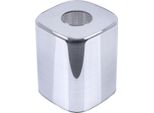 Paralume A Cubo Cromato Boco 10 Cm - Paralume Moderno A Cubo In Vetro Per Un'illuminazione Elegante