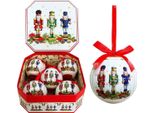 Howhomely | Baubles Natalizi - Decorazione Natalizia - Set Di 5 - Colorati - Baubles Natalizi - Schiaccianoci