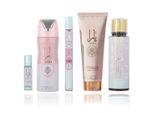 Set Da 5 Pezzi Yara: Set Regalo Yara: Fragranza Spray E Lozione Profumata+Yara 35ML Eau De Parfum +Yara 200ML Spray Profumato+Muschio Yara 10Ml