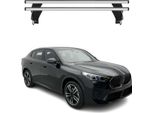 Portapacchi Menabo Per Bmw Ix2 U10 2024-25 Abe Grigio Alluminio 2 Pezzi