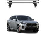 Portapacchi Menabo Per Bmw X2 U10 2023-2025 Grigio Alluminio 2 Pezzi