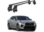 Portapacchi Menabo Per Bmw X2 U10 2023-2025 Acciaio Nero 2 Pezzi
