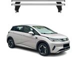 Portapacchi Menabo Per Byd Dolphin 2023-2025 Grigio Alluminio 2 Pezzi