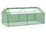 Serra In Plastica Fortuna Lai Con Finestra Serra Per Pomodori Serra Fredda 180 X 90 X 70 Cm Verde