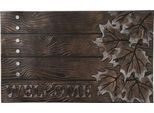 Howhomely | Tappeto Per Porta - Tappeto D'ingresso - Marrone - 75 X 45 Cm - Zerbino In Gomma