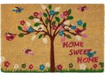 Howhomely | Zerbino Per Porta - Zerbino In Cocco - Colore Marrone - 40 X 60 Cm - Tappeto Per Ingresso