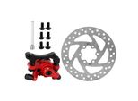 Kit Pinza Freno Con Disco Da 140 Mm, 6 Fori, In Lega Di Alluminio Resistente All'usura Per Scooter Elettrico
