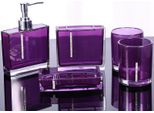5Pc/Set Di Accessori Da Bagno In Acrilico Tazza Da Bagno Bottiglia Porta Spazzolino Porta Sapone