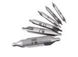 6Pcs 1/1.5/2/2.5/3/5Mm 60 Gradi Hss Centro Punte Trapano Punte Di Centraggio Set